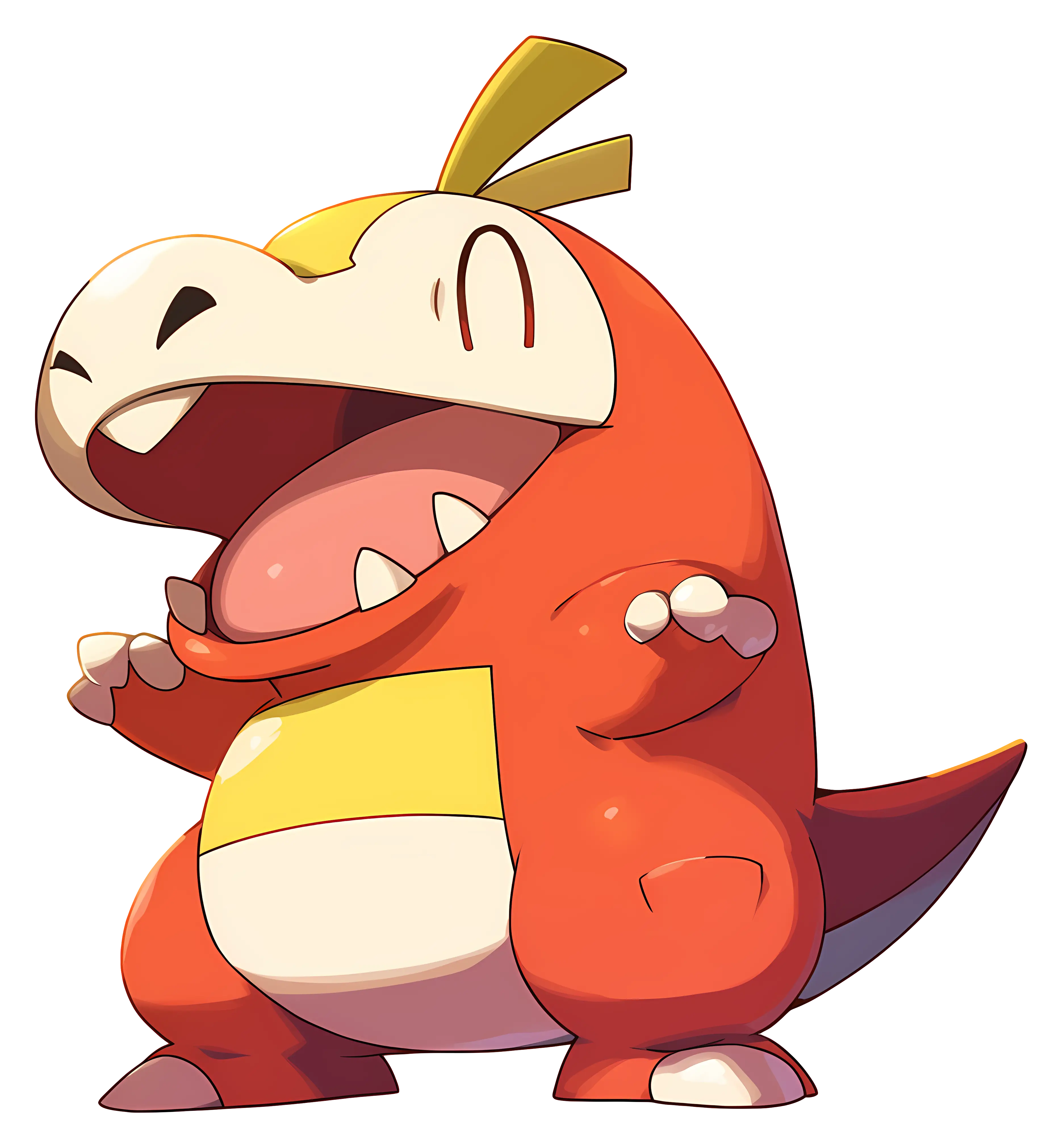 Happy Cartoon Dinosaur