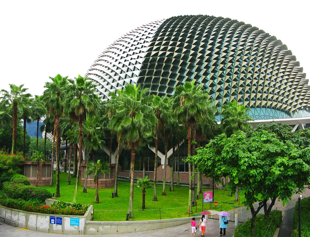 Dome Building with Surrounding Park