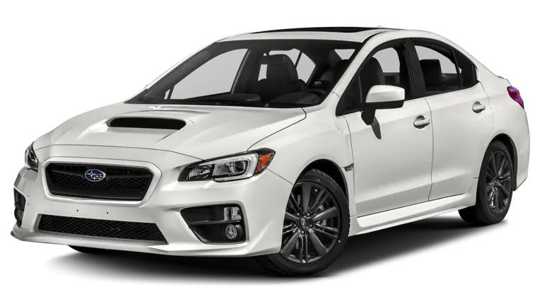 White Compact Sedan Car
