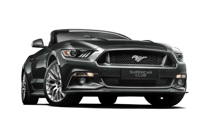 Luxury Black Convertible Sports Car