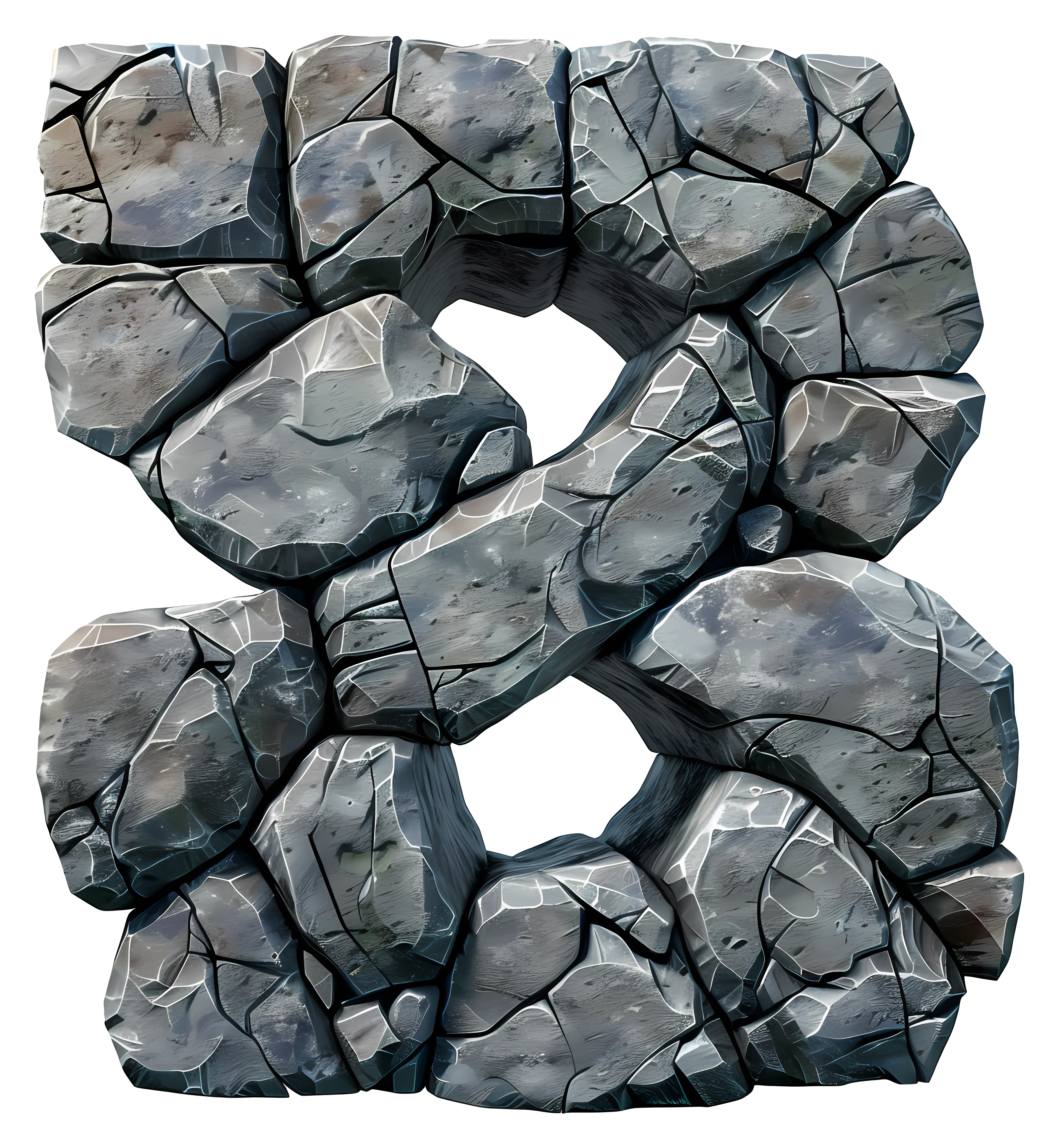Rock Letter B