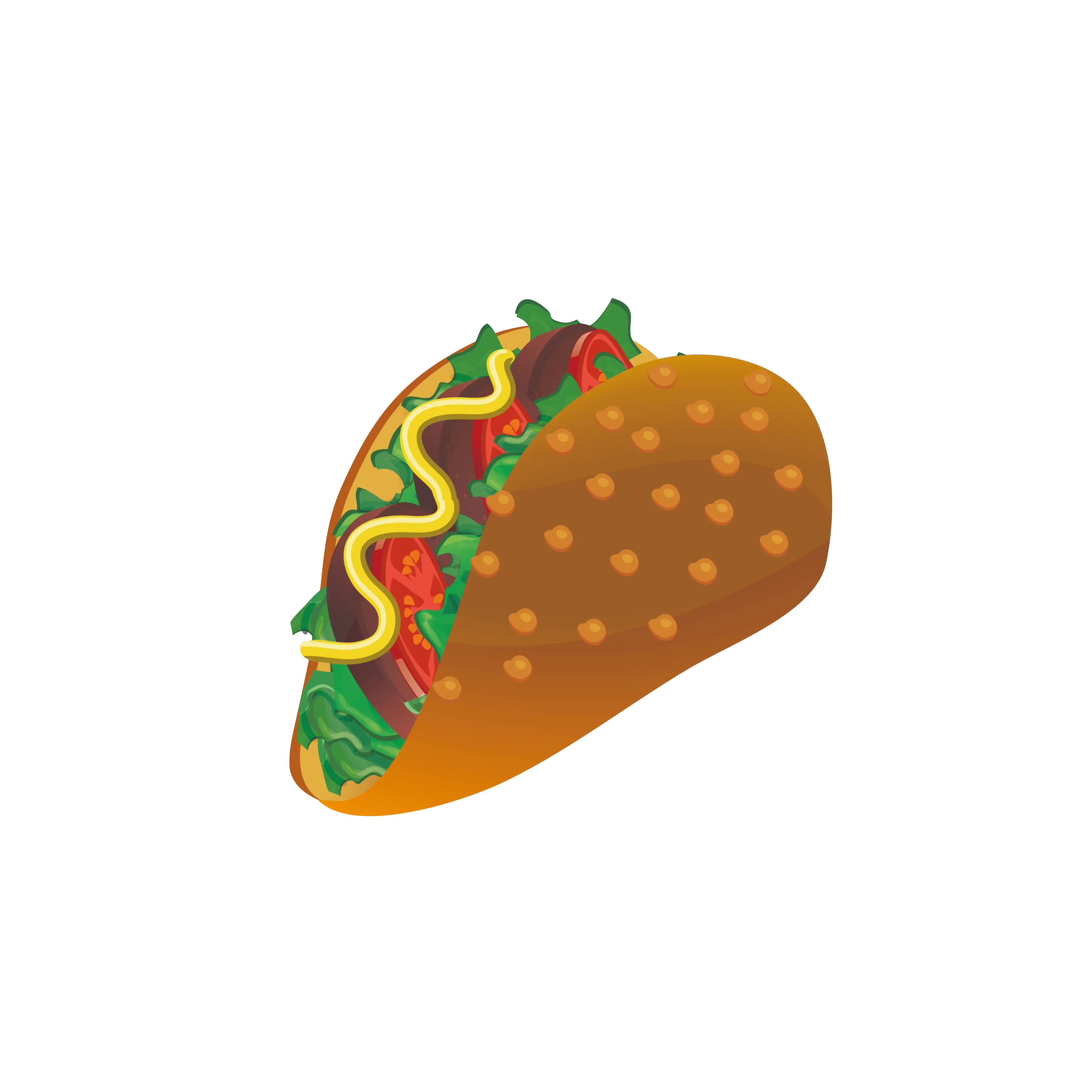 Delicious Taco with Colorful Toppings