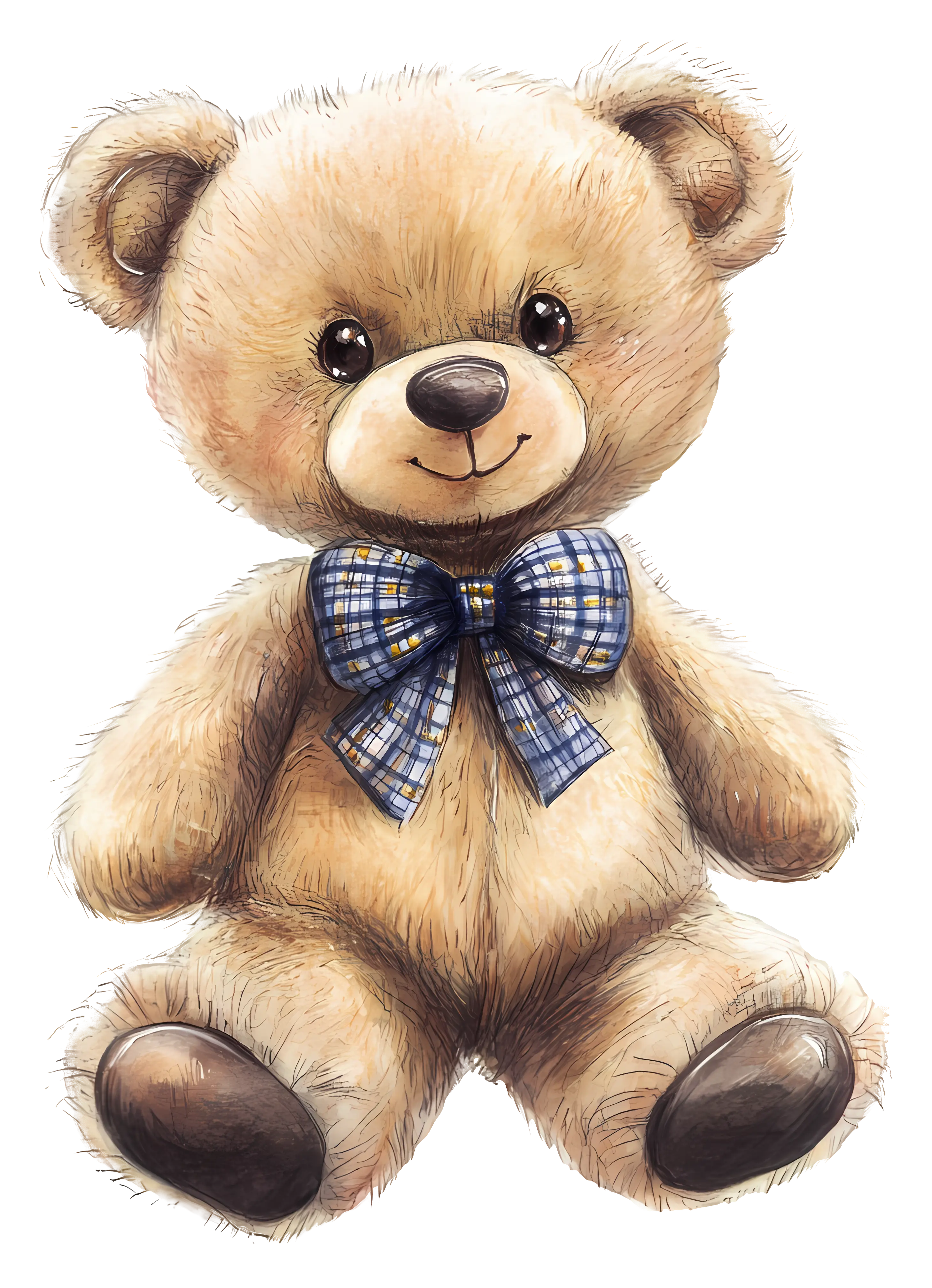 Cute Teddy Bear with Bow