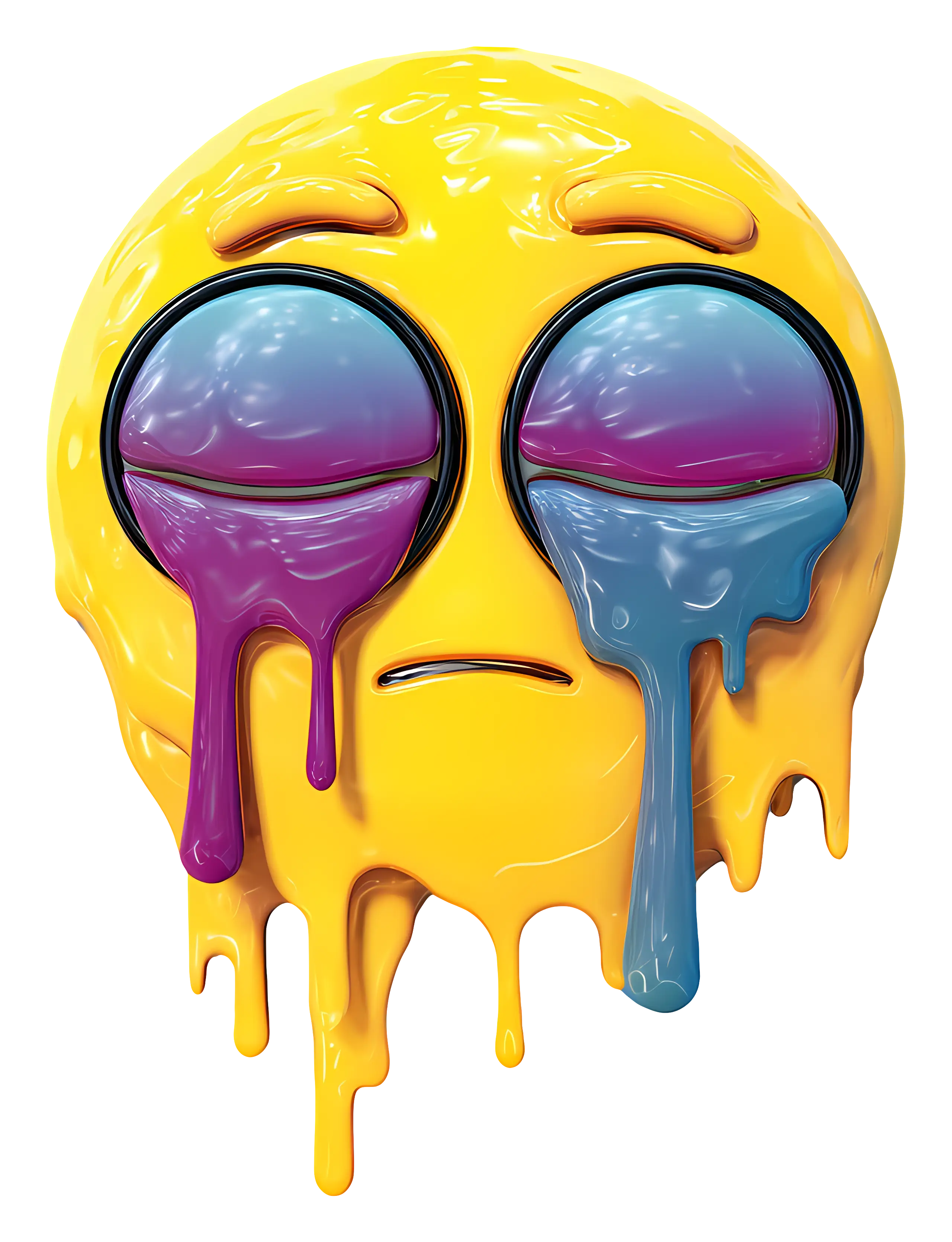 Melting Colorful Emoji