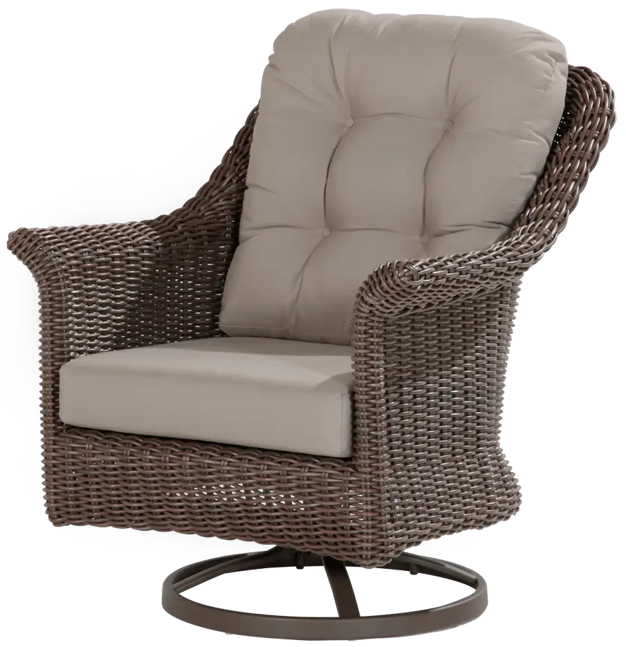 Cushioned Wicker Chair