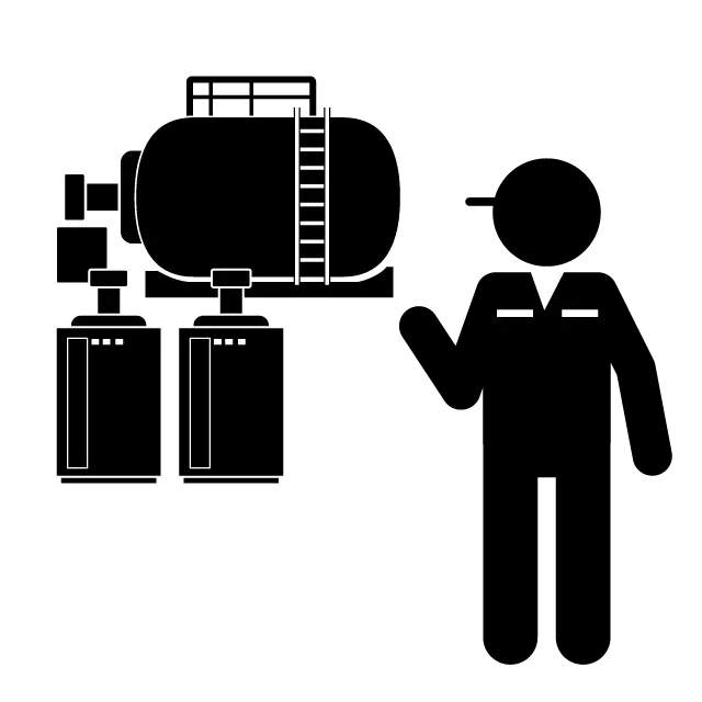 Factory Worker with Equipment