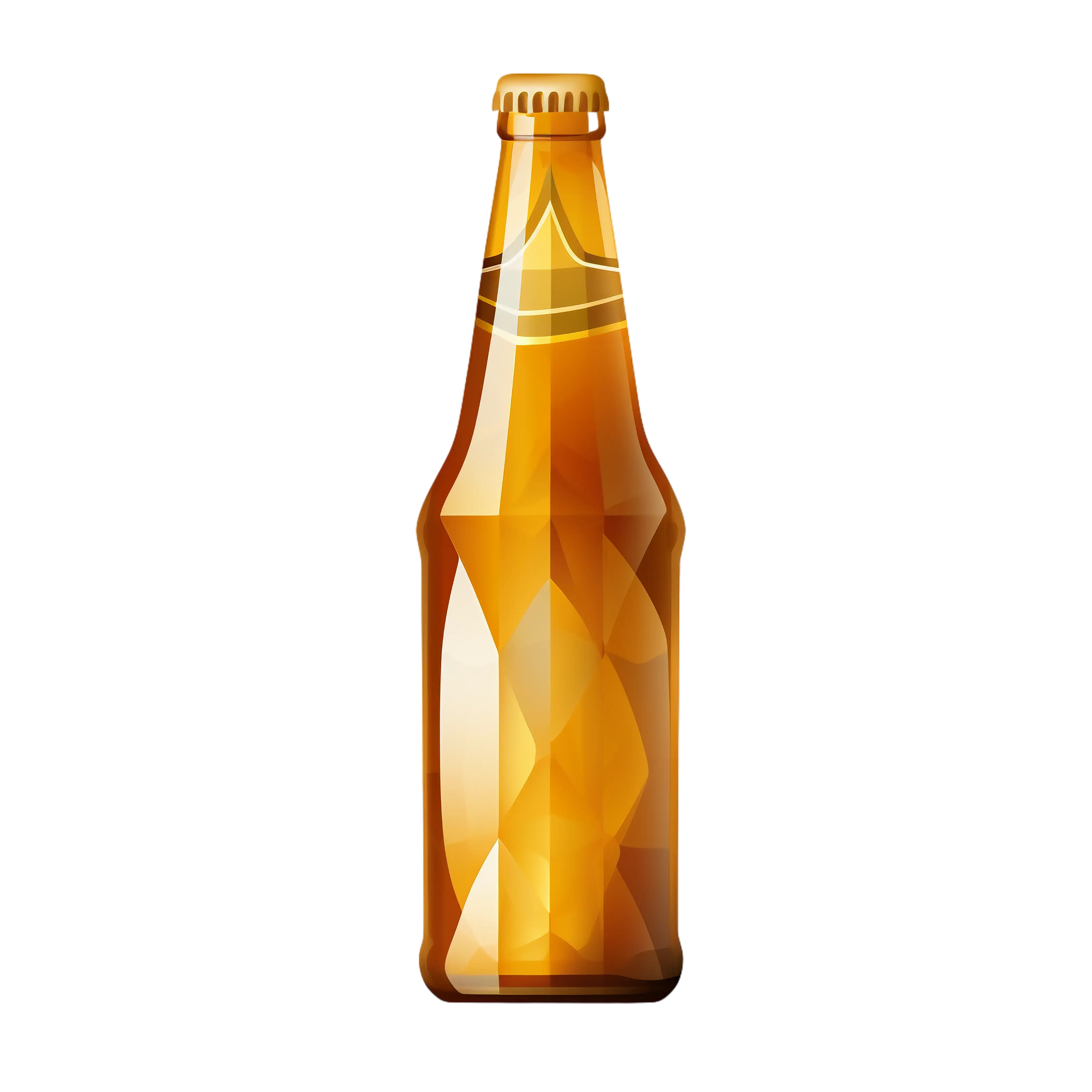 Brown Glass Beer Bottle