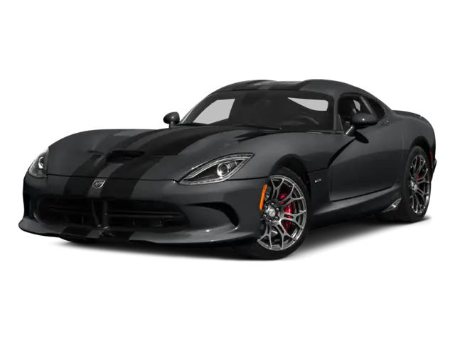 Sleek Black Dodge Viper Sports Car