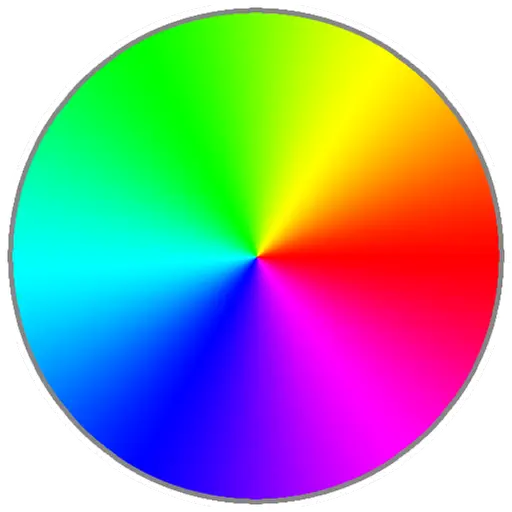 Rainbow Gradient Color Wheel