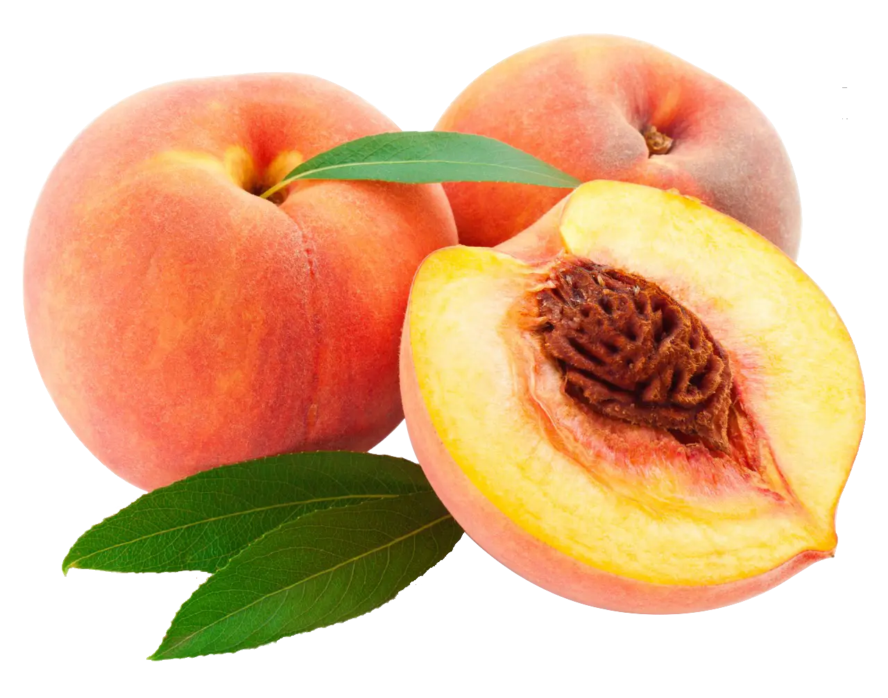 Juicy Fresh Peach Fruits