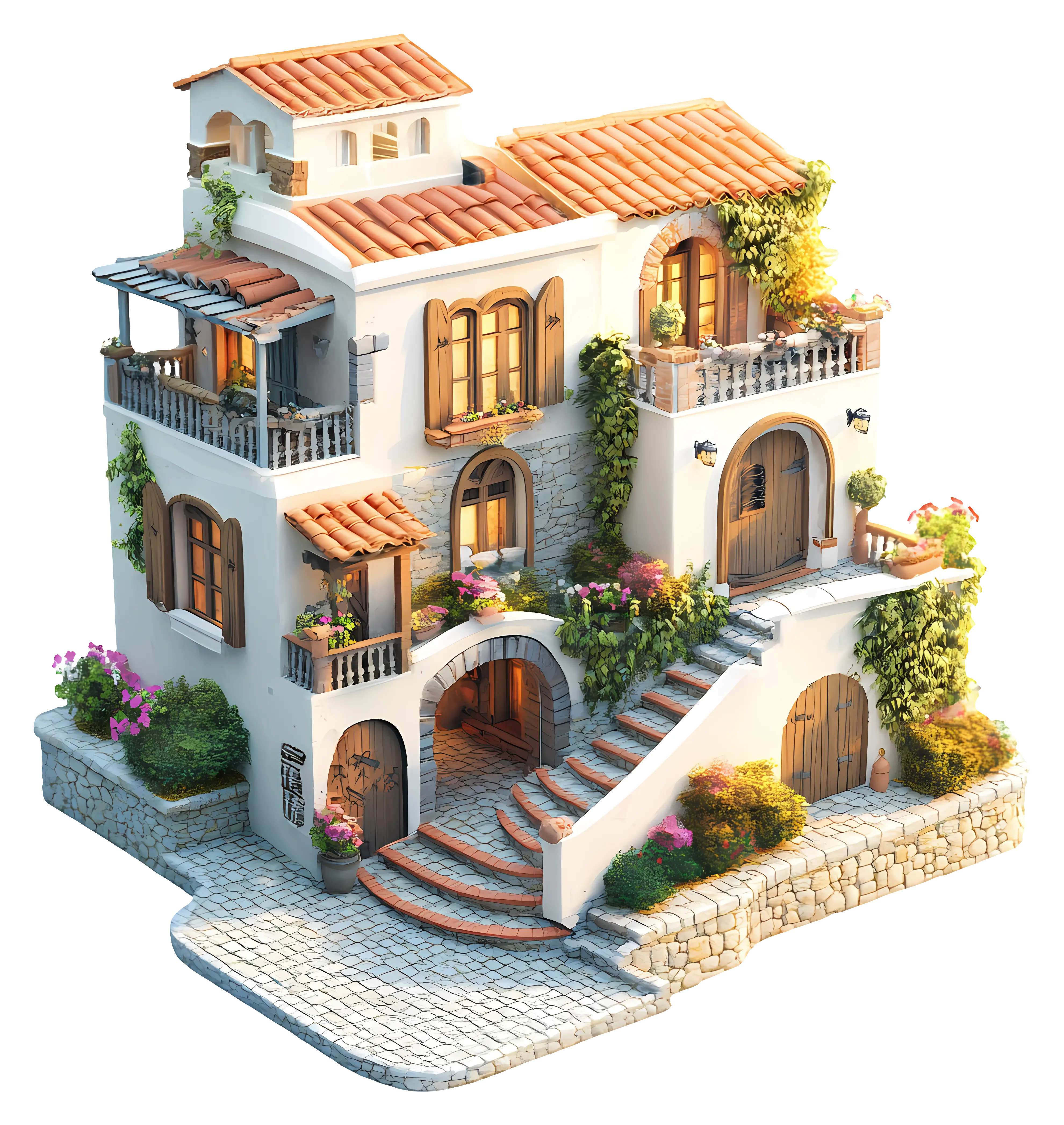 Mediterranean Style House