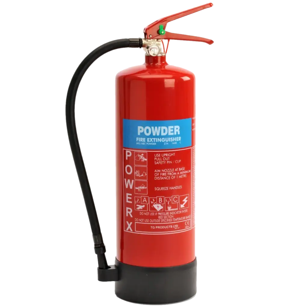 Red Fire Extinguisher for Fire Safety
