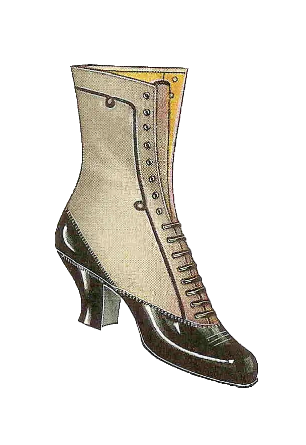 Vintage Leather Boot Illustration