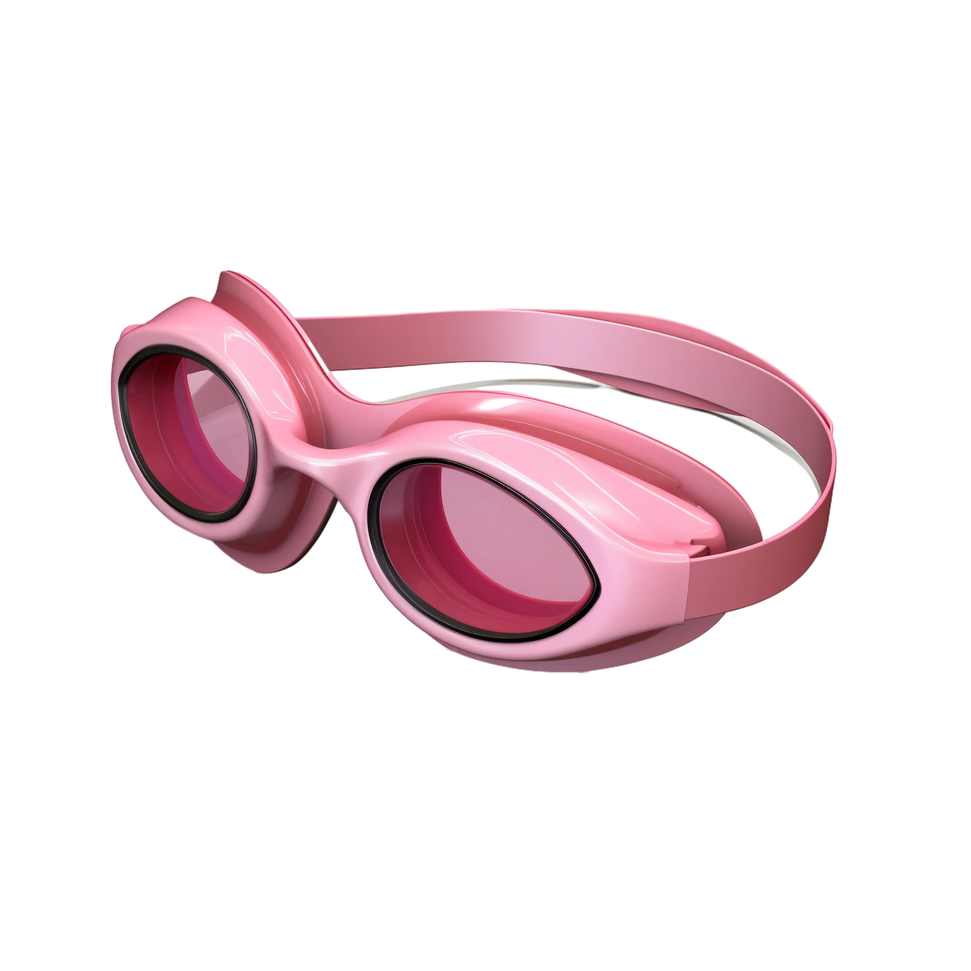 Pink Swimming Goggles for Clear Underwater Vision