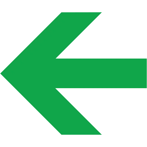 Green Arrow Pointing Left