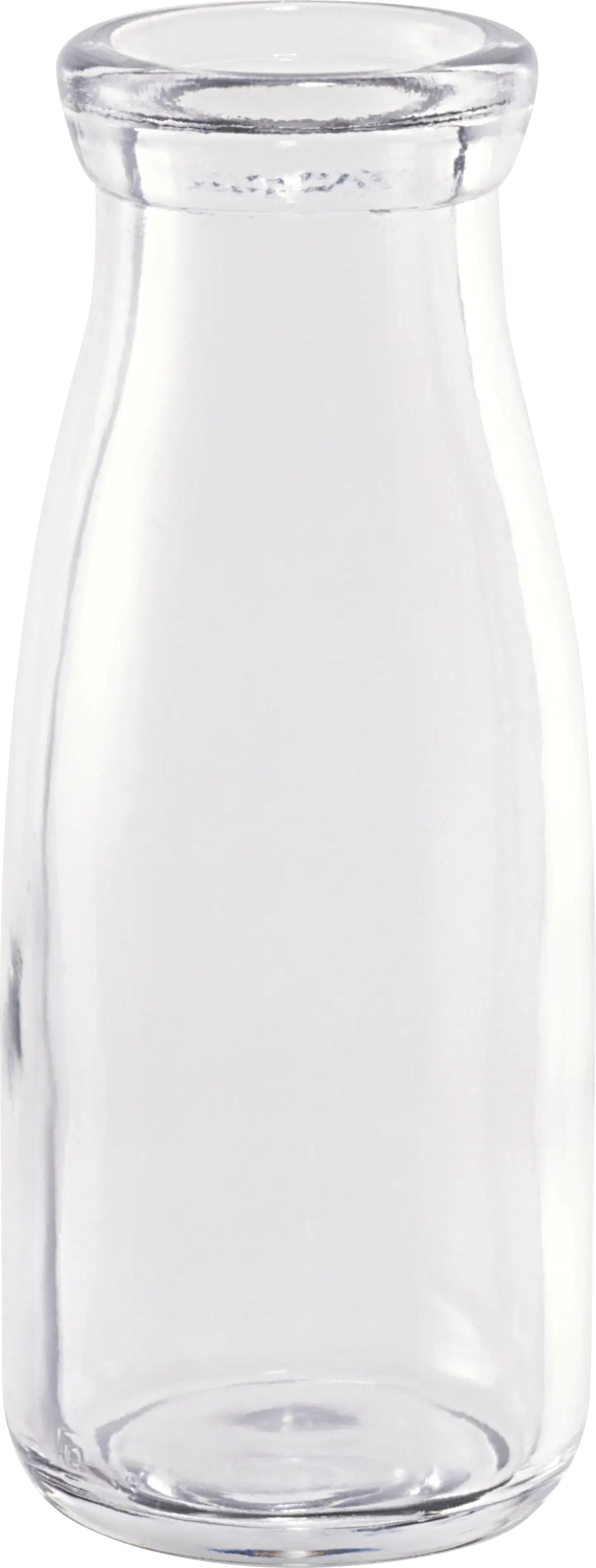 Transparent Glass Bottle with Minimalist Design