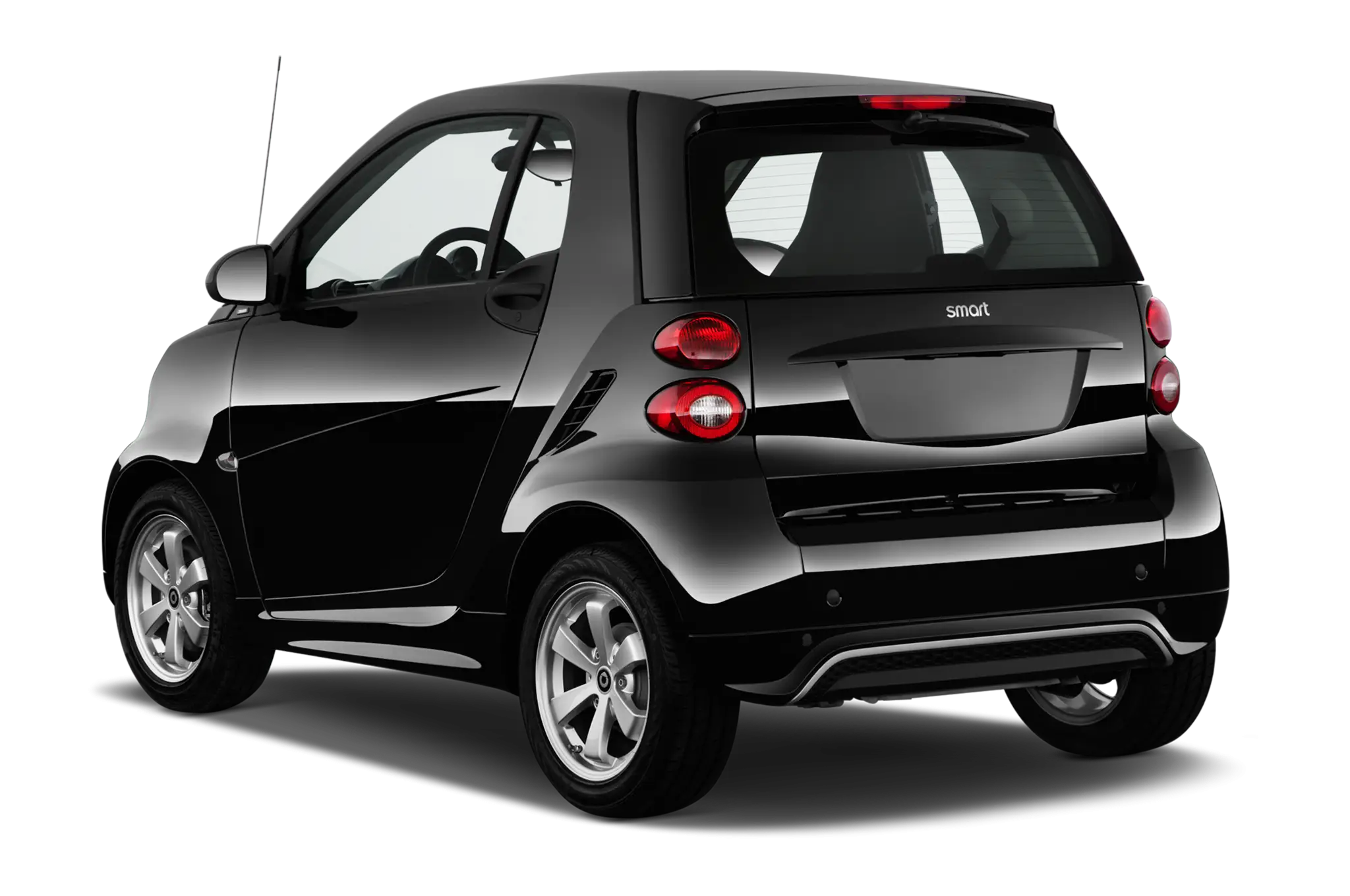 Black Smart Compact Car