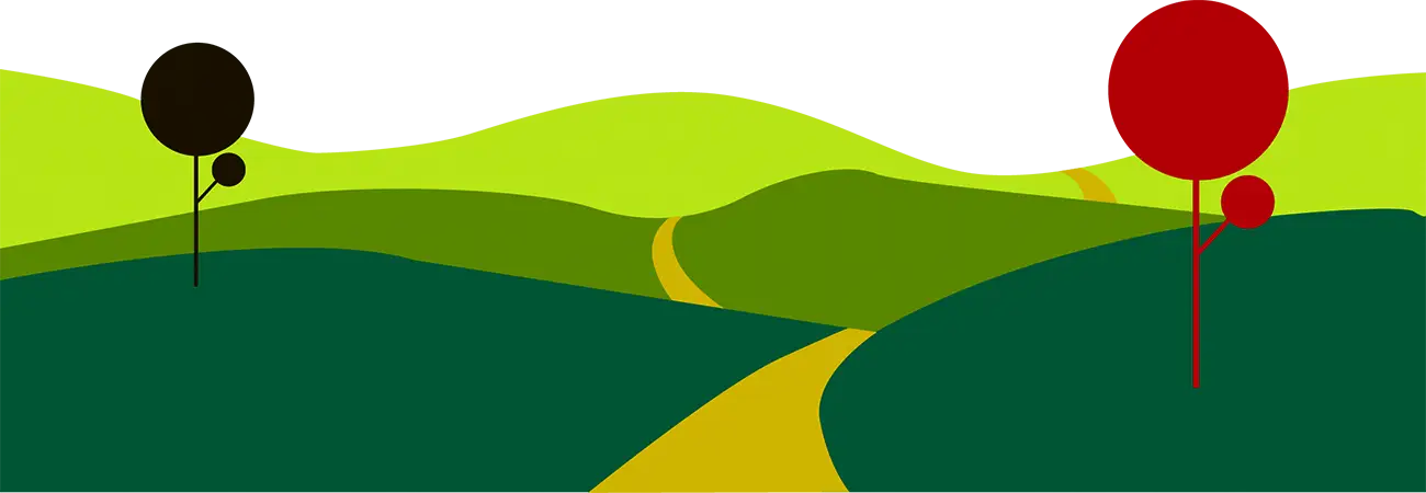 Colorful Landscape Illustration