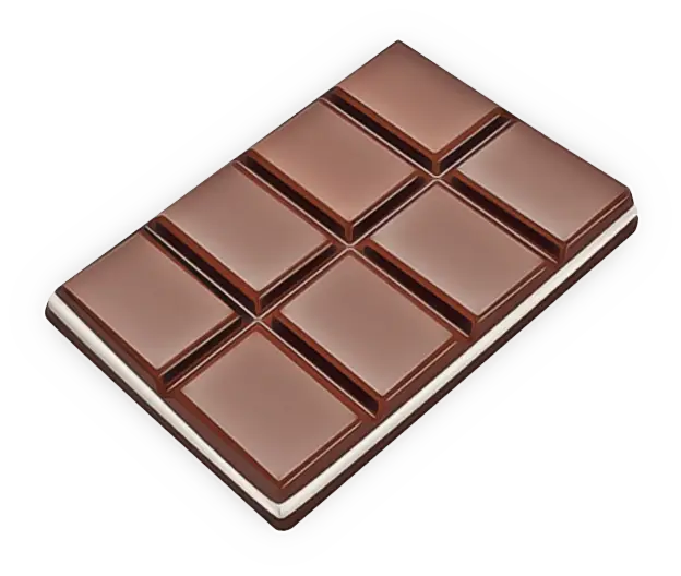 Block of Chocolate Bar Illustration
