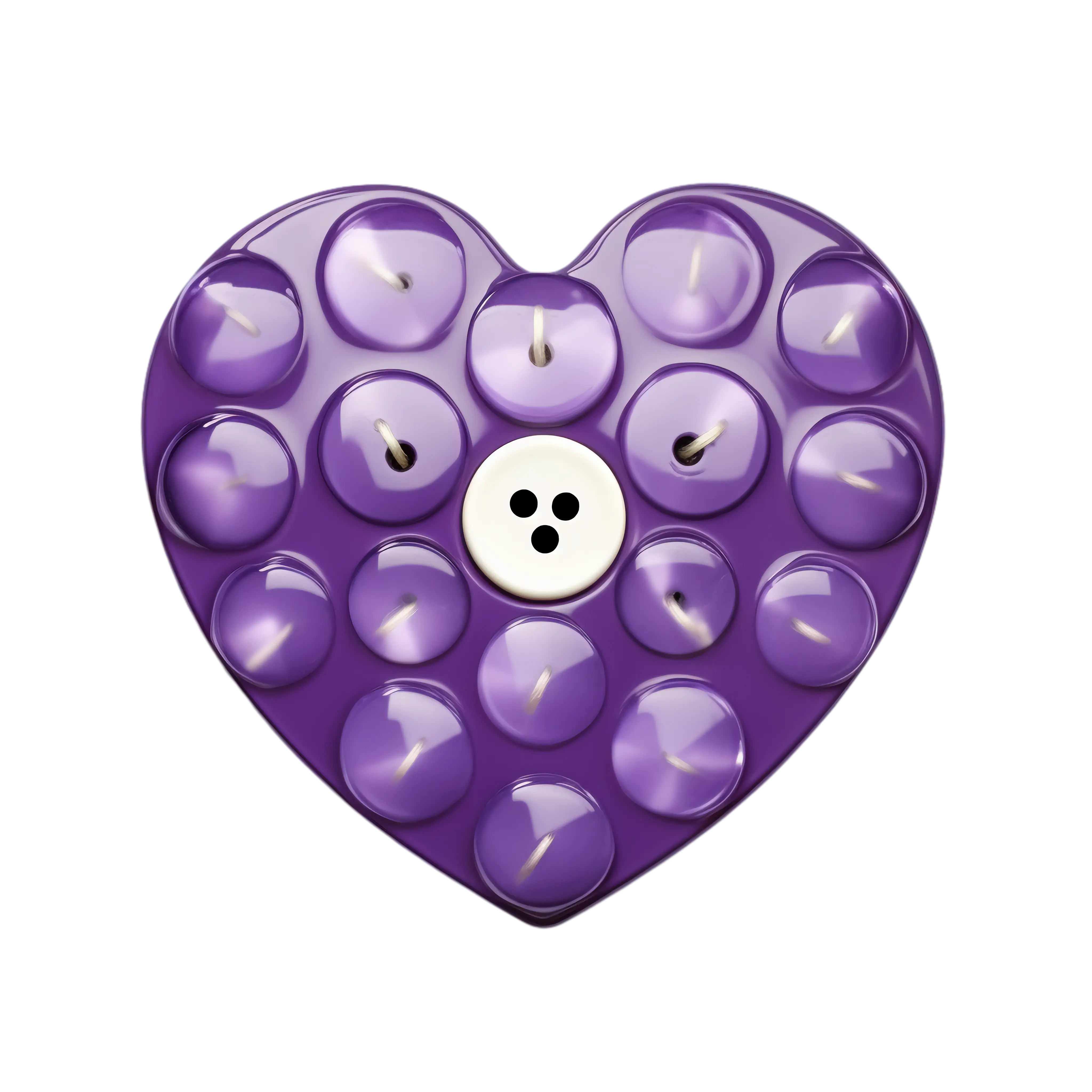 Purple Heart Button