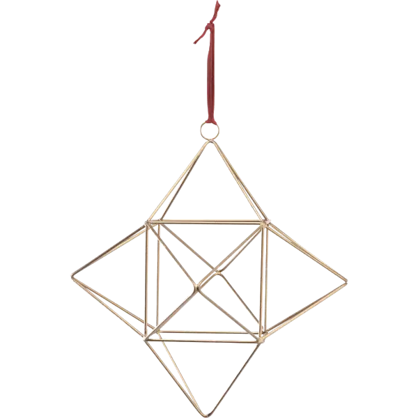 Geometric Hanging Ornament