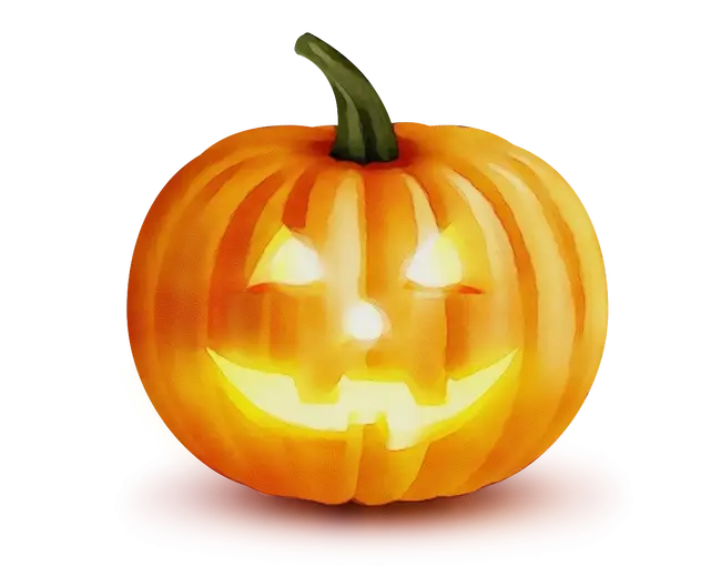 Glowing Jack-o&#039;-Lantern Pumpkin for Halloween