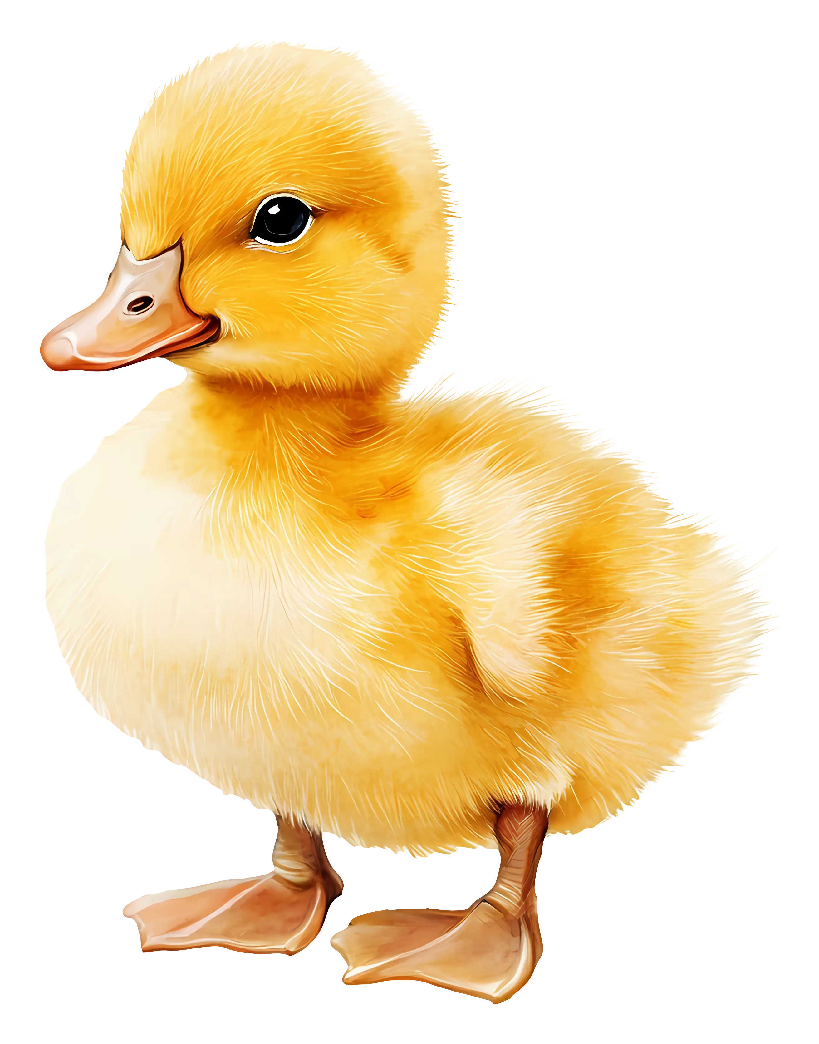 Adorable Yellow Duckling