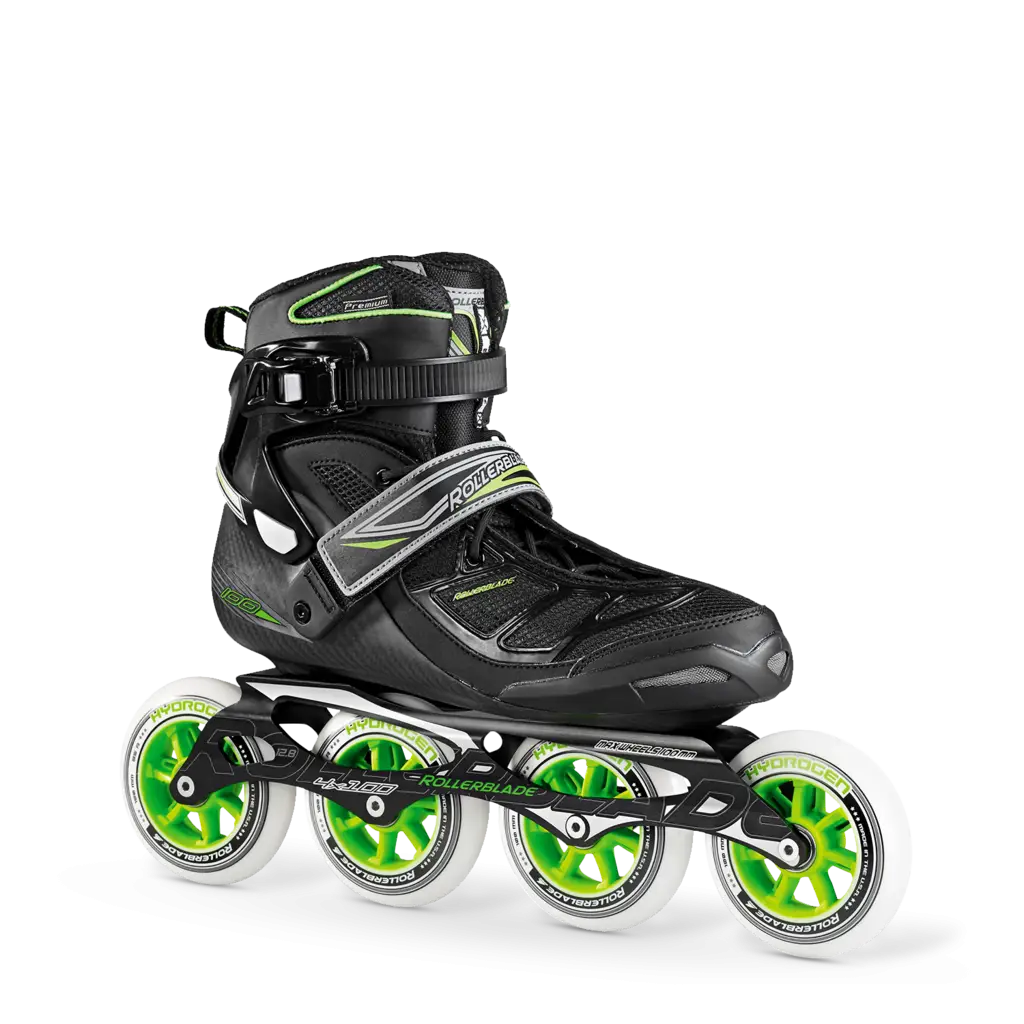 Black and Green Inline Skate