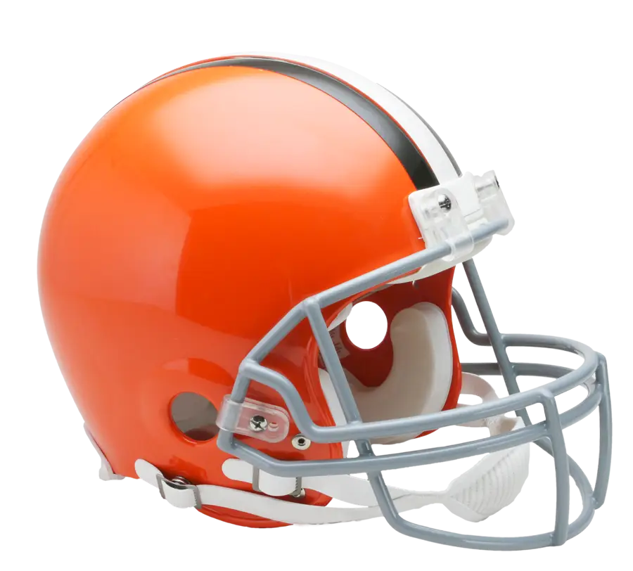 Orange Football Helmet for Sports Enthusiasts