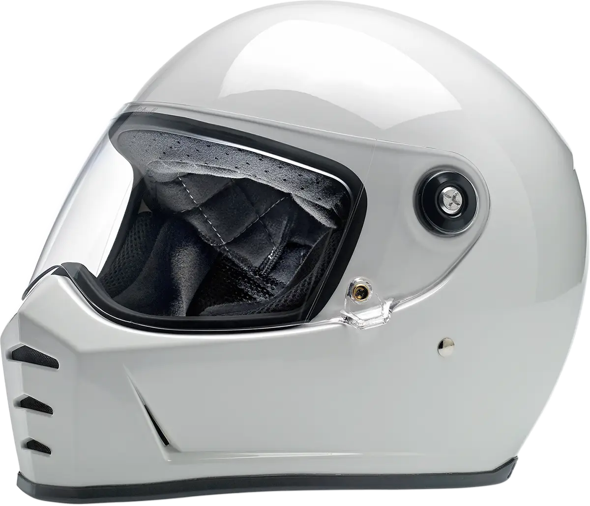 White Motorcycle Helmet for Safety