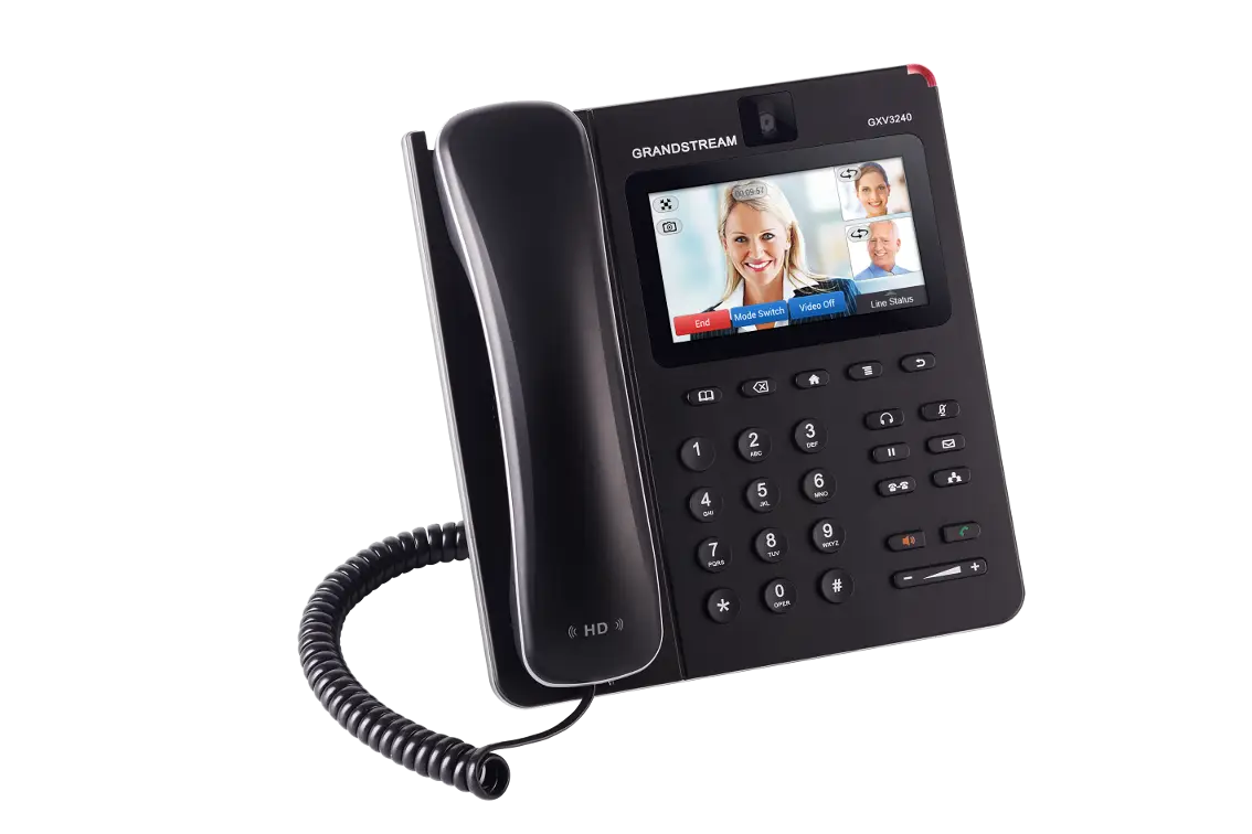 Office Phone with Video Conference Screen