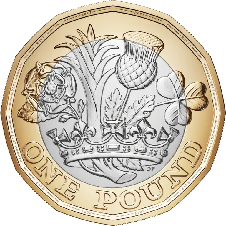 Detailed One-pound Coin Design