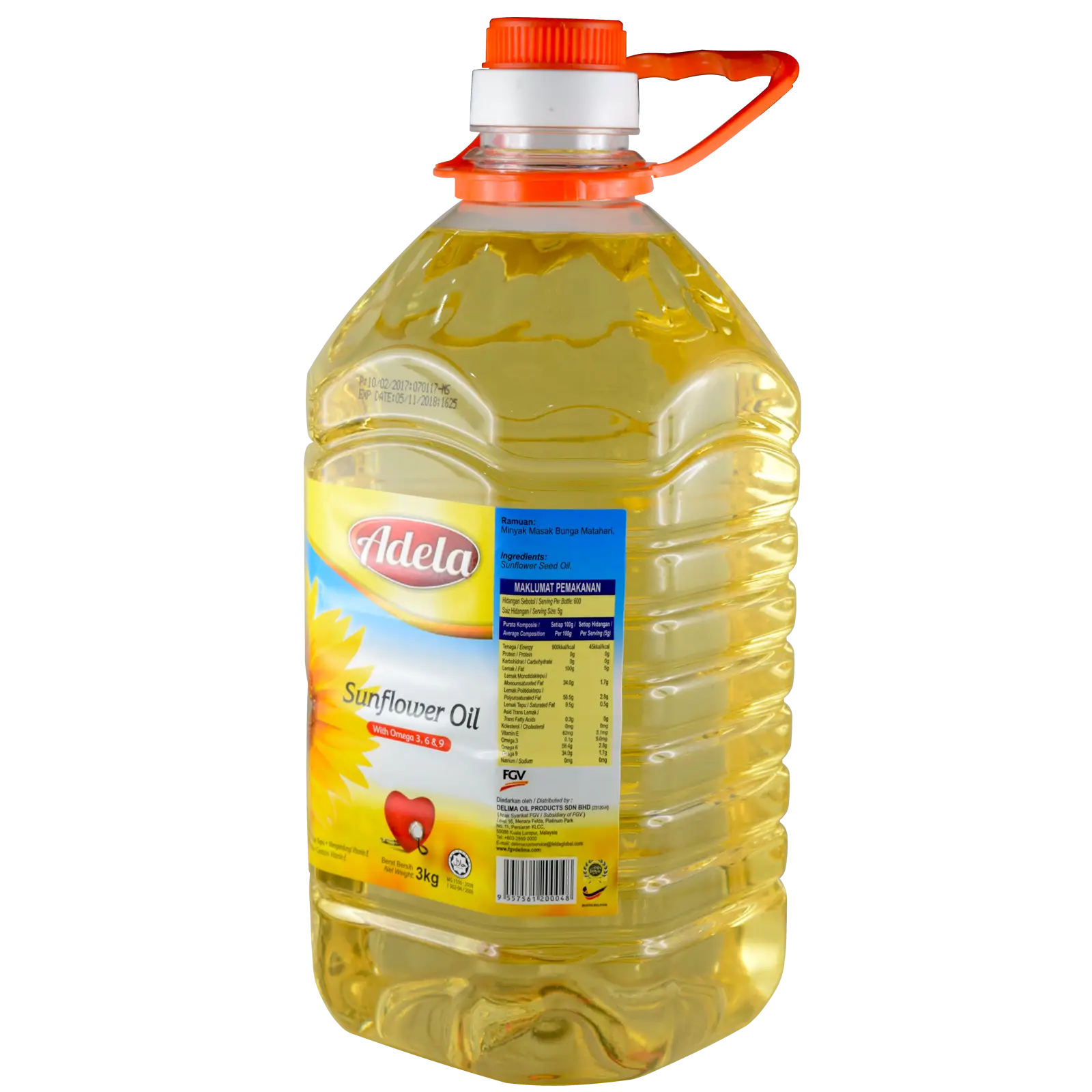 Sunflower Oil Bottle