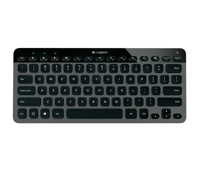 Black Wireless Keyboard with Sleek Design