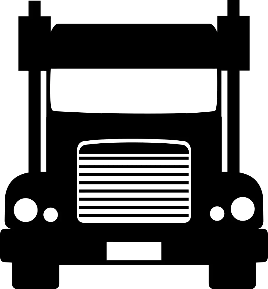 Black Truck Silhouette Icon