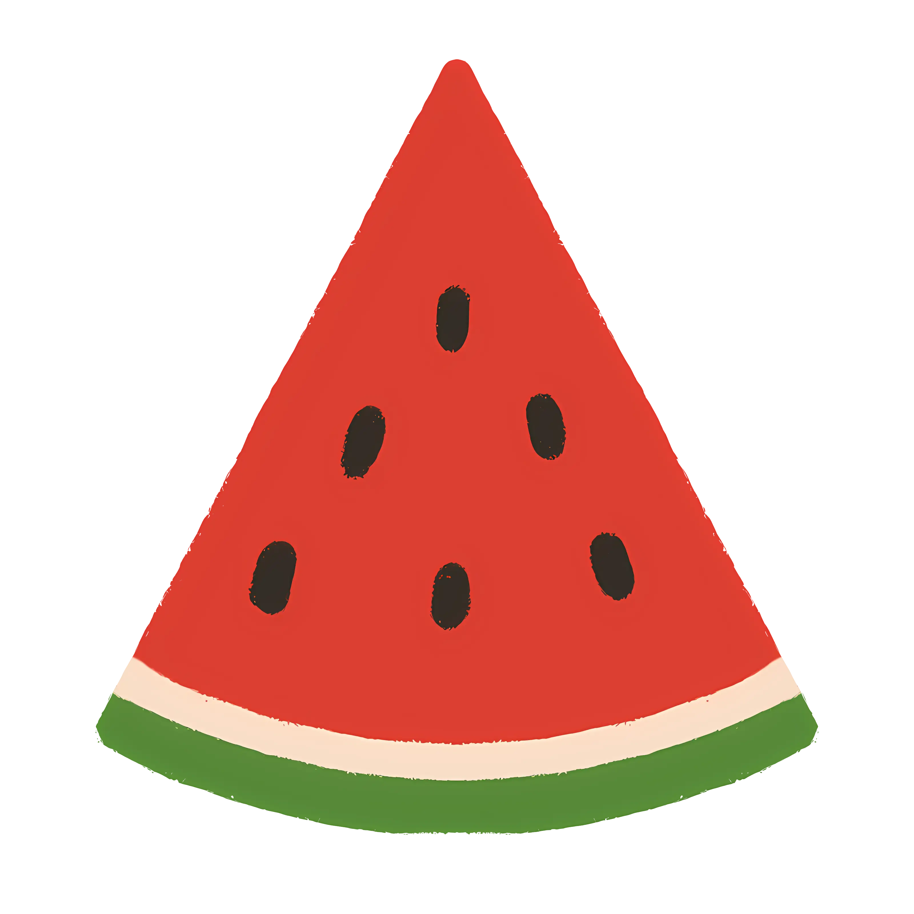 Juicy Watermelon Slice Illustration