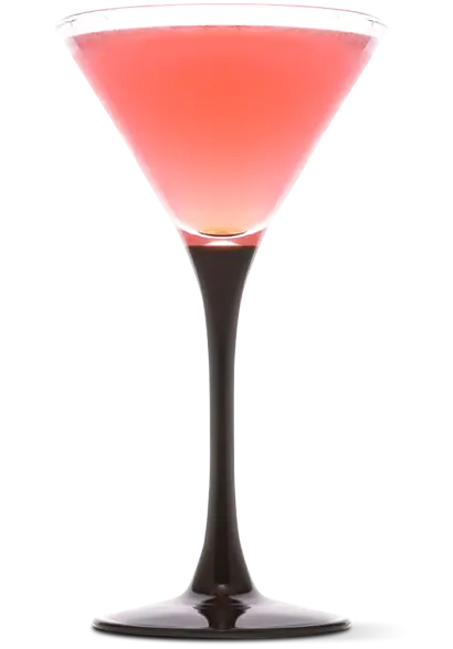 Pink Cocktail Glass for Celebration or Leisure