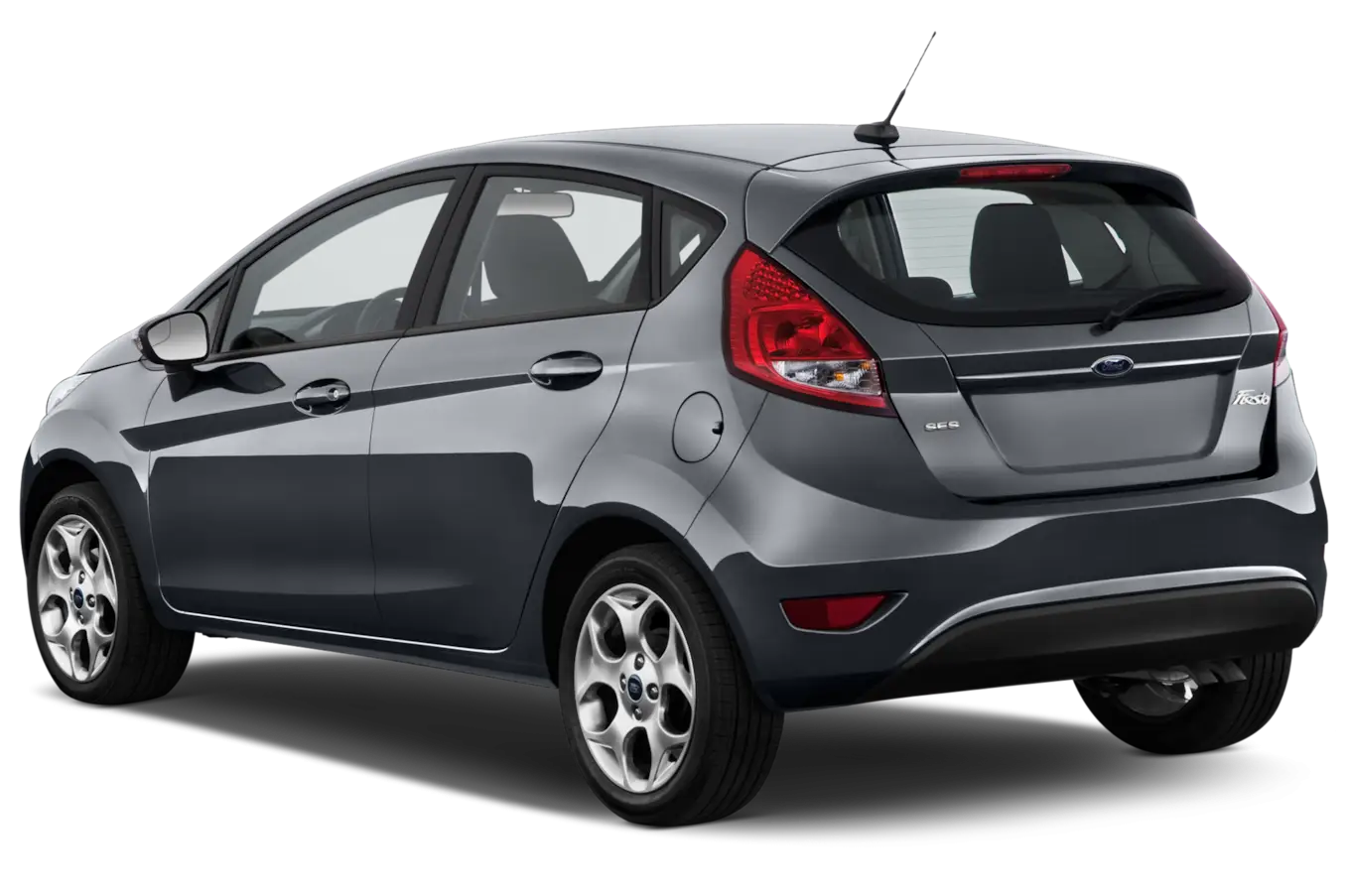 Gray Hatchback Compact Car