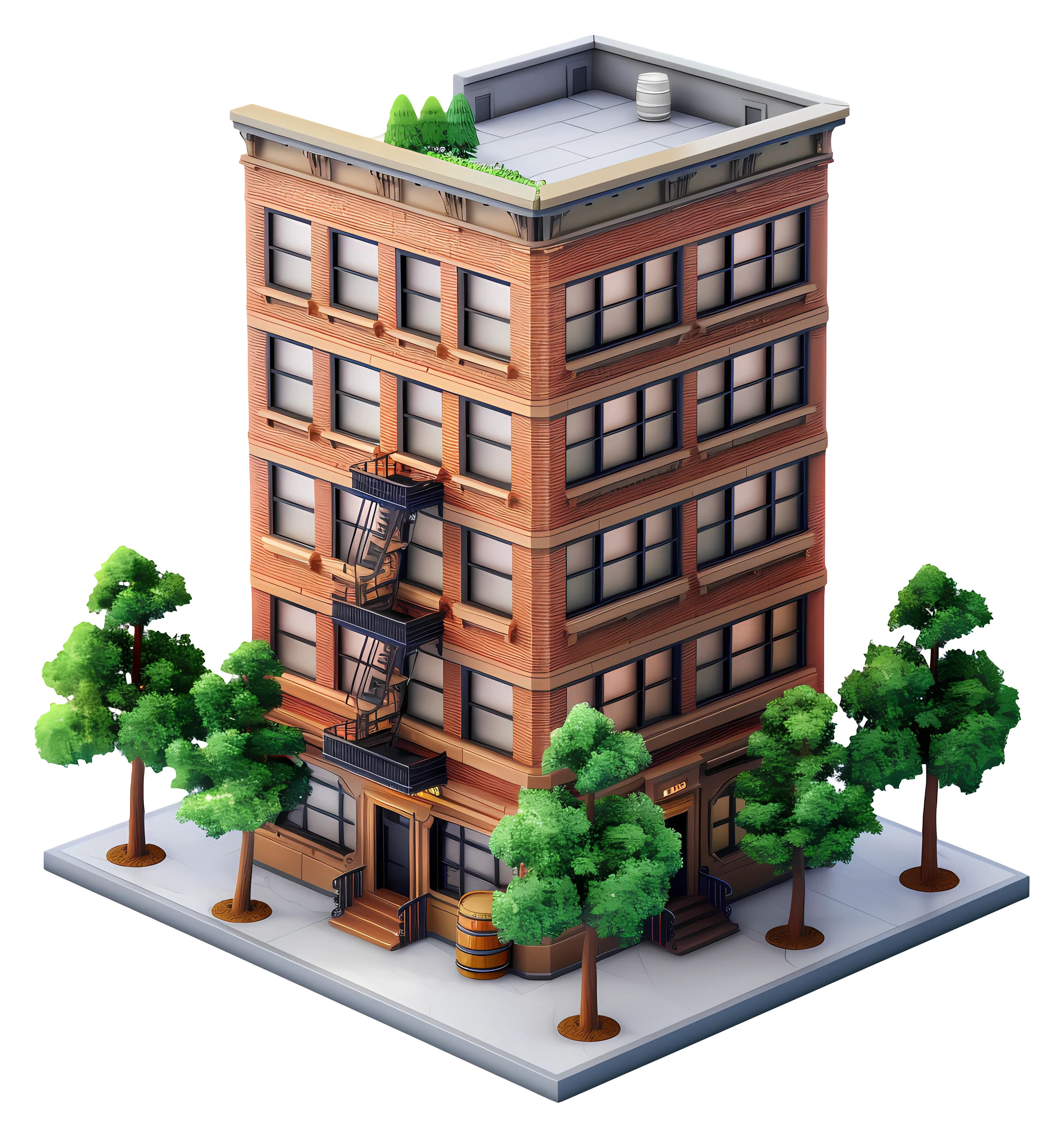 Small cute doodle house