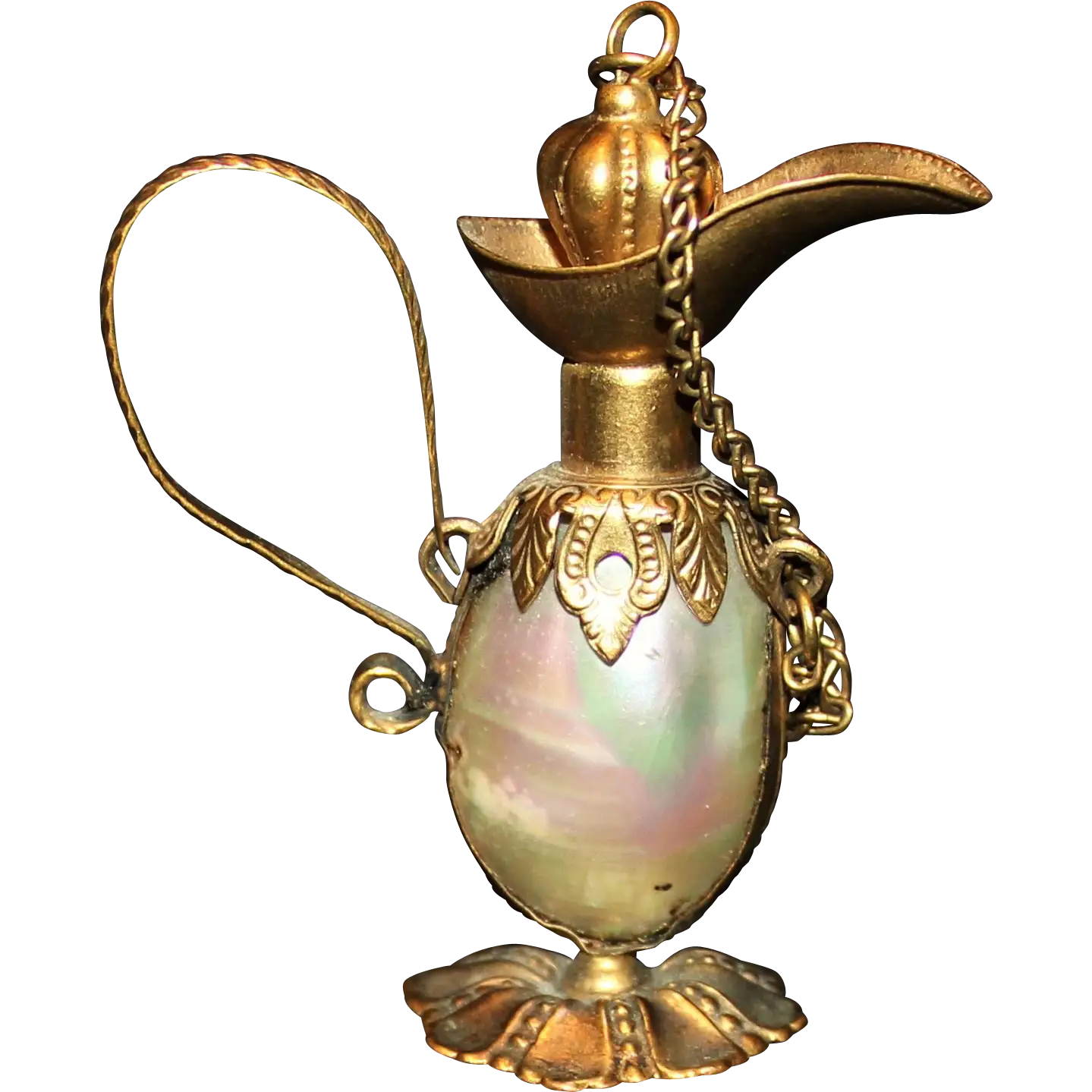 Ornate Antique Oil Lamp