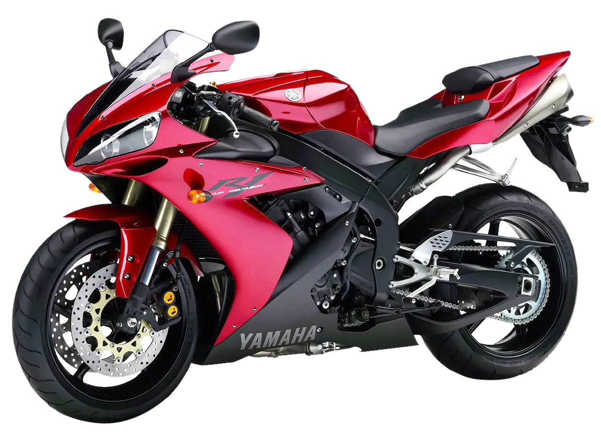 Red Sport Motorcycle