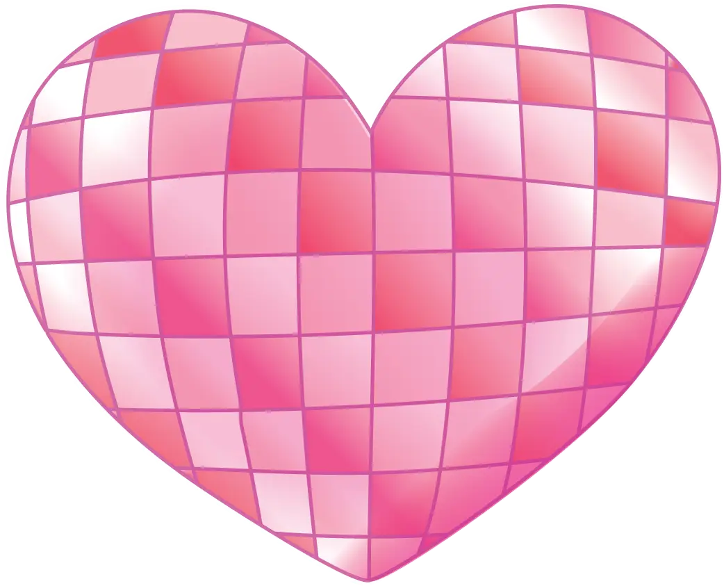Shiny Pink Heart Symbol