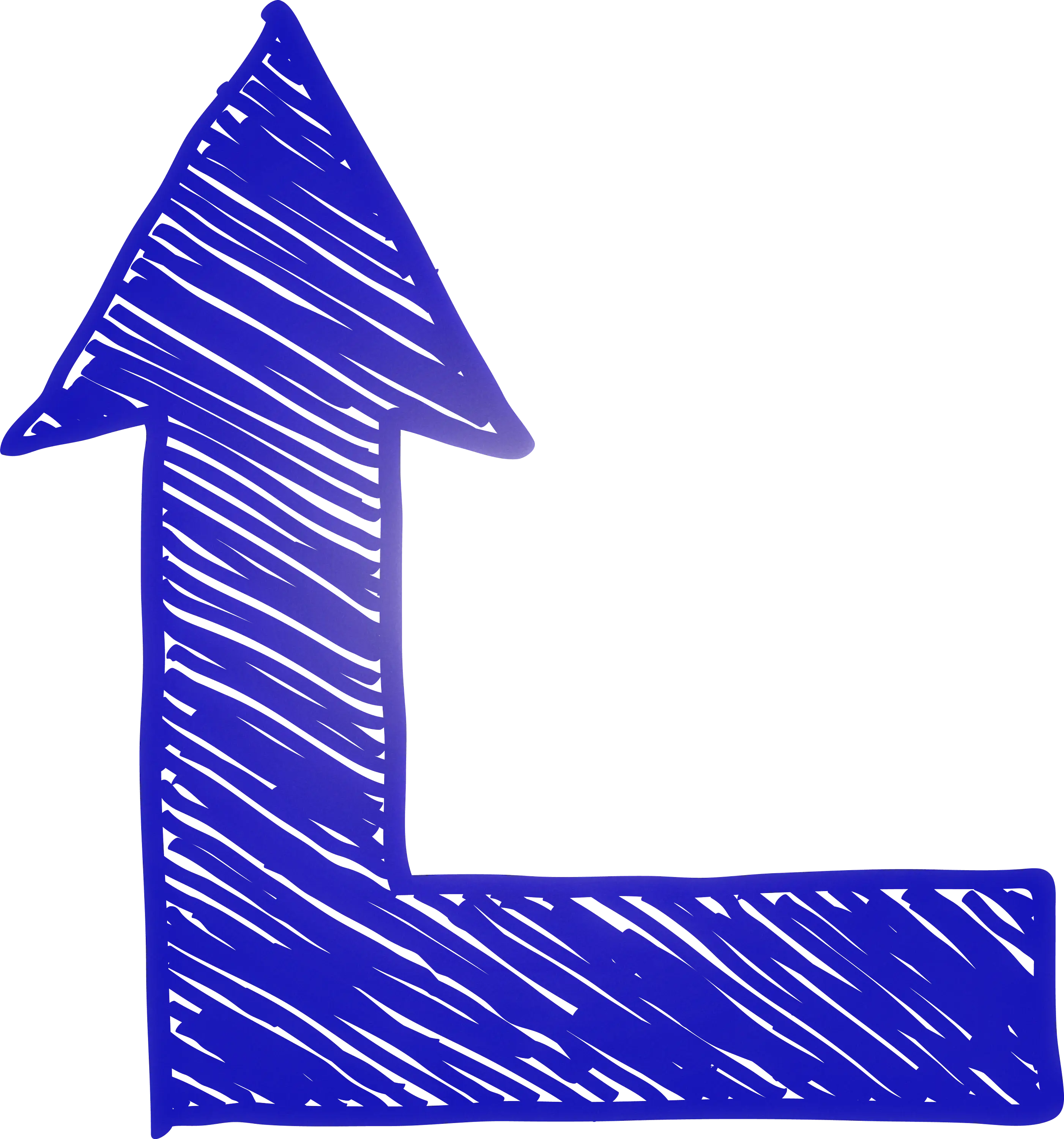 Blue Upward Arrow
