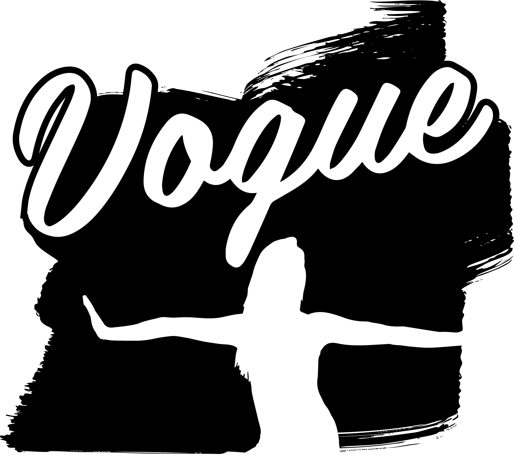 Vogue Logo with Silhouette