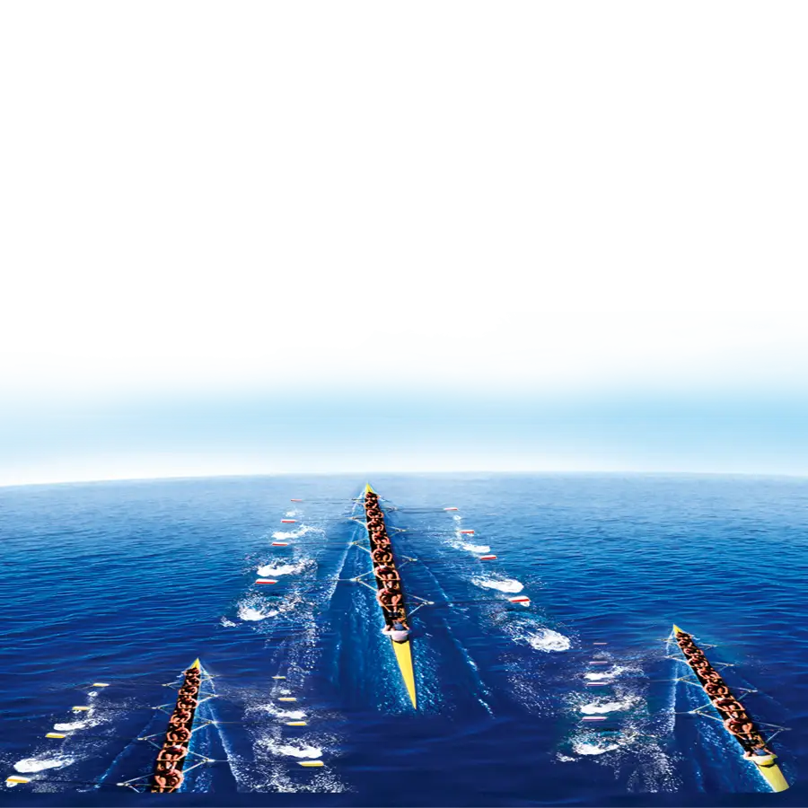 Boat Racing on the Sea