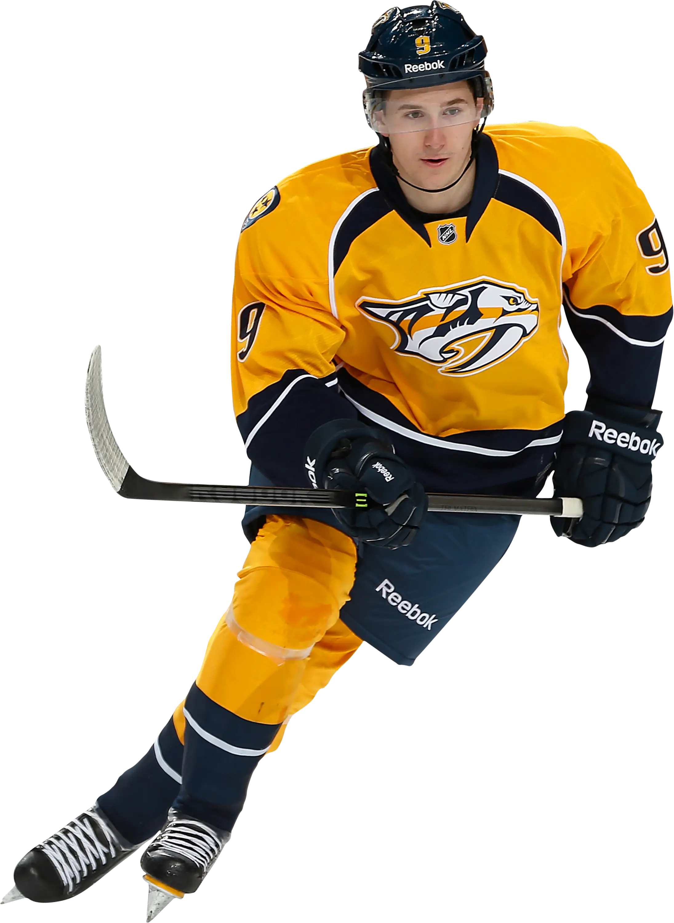 Hockey Player in Action