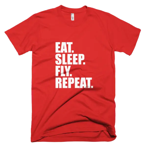 Red T-Shirt with Slogan
