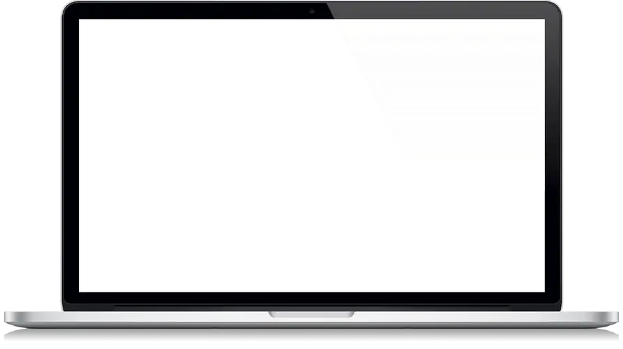 Sleek Open Laptop with Minimalist Design