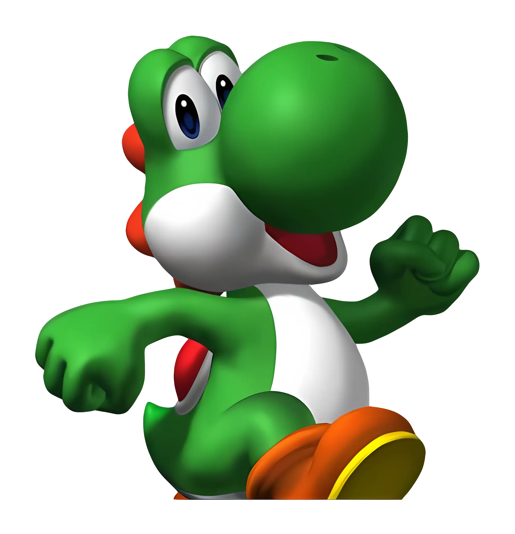 Yoshi Running Illustration