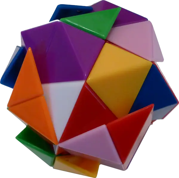 Colorful Geometric Puzzle Toy